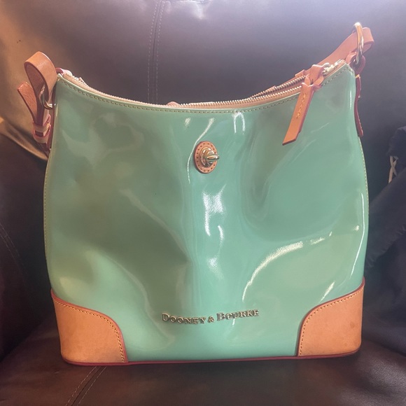 Dooney & Bourke: Claremont Patent Hobo - Picture 1 of 10